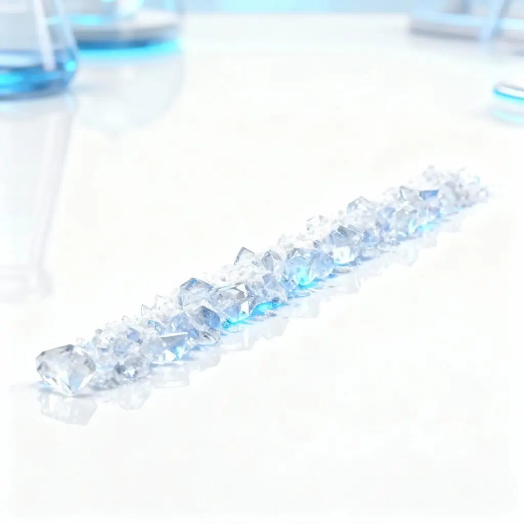 Crystalline compound of the kind used for isolated amino acids
